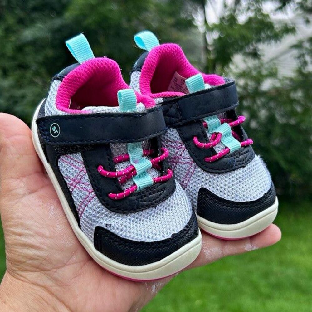 Stride Rite 360 Carson Girls Sneakers Hook & Loop Strap US 3M EU 19